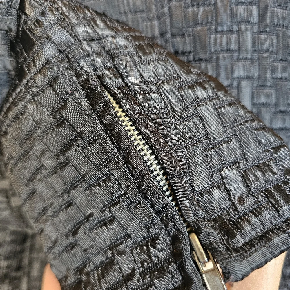 ALFANI shiny textured jacket. - Picture 5 of 6